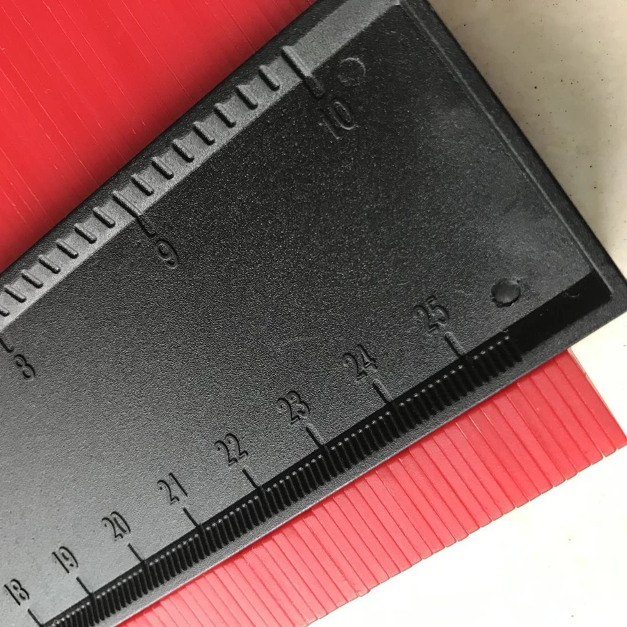 

12cm/14cm/25cm Multi-functional Contour Gauge Tiling Laminate Tiles Edge Shaping Wood Measure Ruler Tiles Laminate Tiles Tool