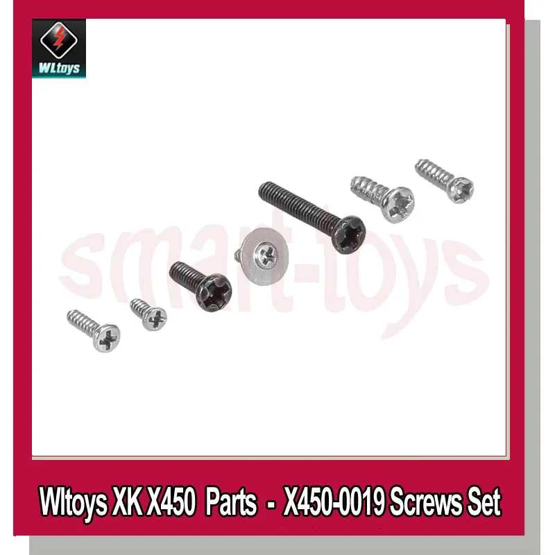 

WLtoys XK X450 Screws Set Original X450.0019 Screw for Wltoys X450 Fixed Wing RC Airplane Parts