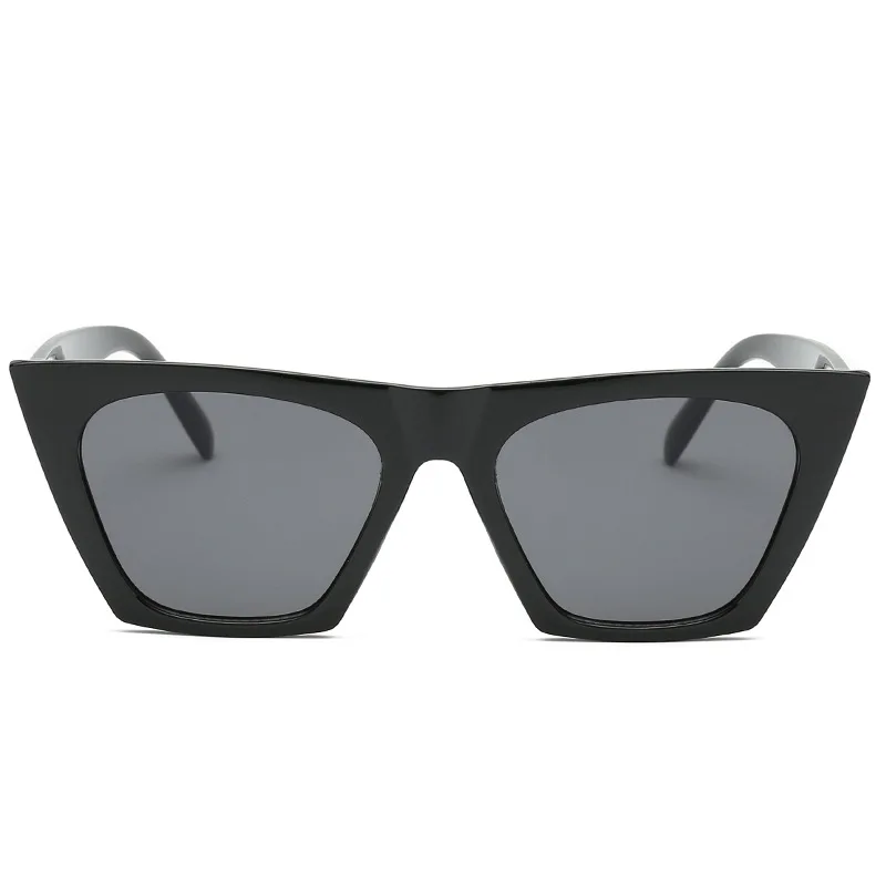 Модные женские солнцезащитные очки больших размеров в оправе квадратные