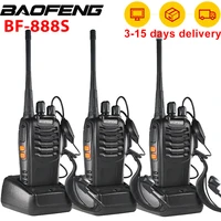 3pcs baofeng bf 888s walkie talkie 5w 16ch uhf 400 470mhz two way radio bf888s portable cb ham radio comunicador hf transceiver