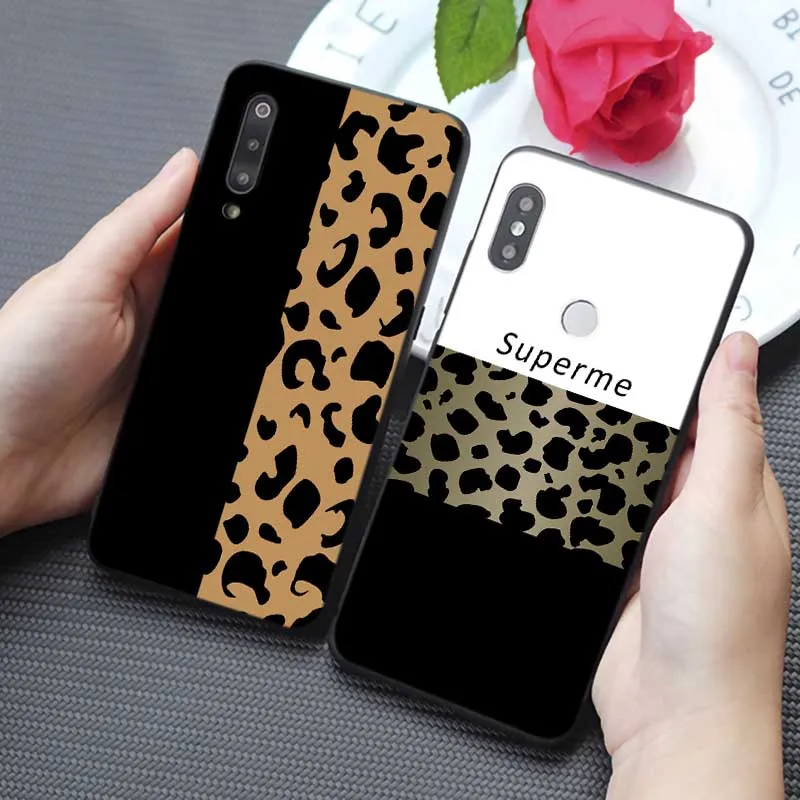 Леопардовая расцветка мягкий силиконовый чехол для телефона samsung galaxy a50 a70 a30 a40 a20