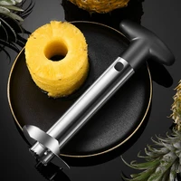 stainless steel pineapple peeler kitchen tool fruit core pulling knife spiral cutter home accessories three color optional