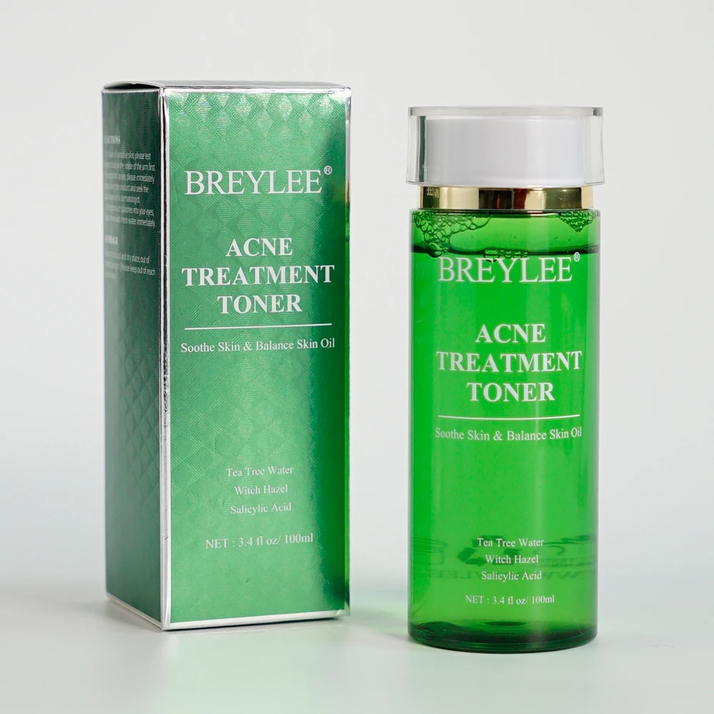 

BREYLEE Acne Treatment Toner Pimple Remove Facial Serum Oil Control Moisturizing Whitening Gentle Soothing Dry Skin Care 100ml