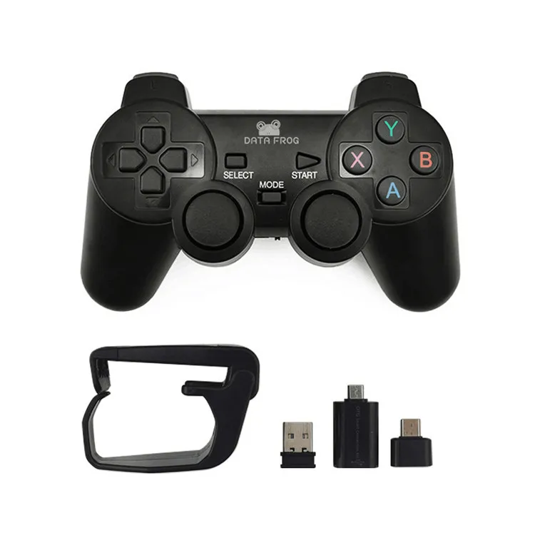Данные лягушка 2,4G Android геймпад совместим с ПК Windows PS3 tv Box Android смартфон игровой джойстик