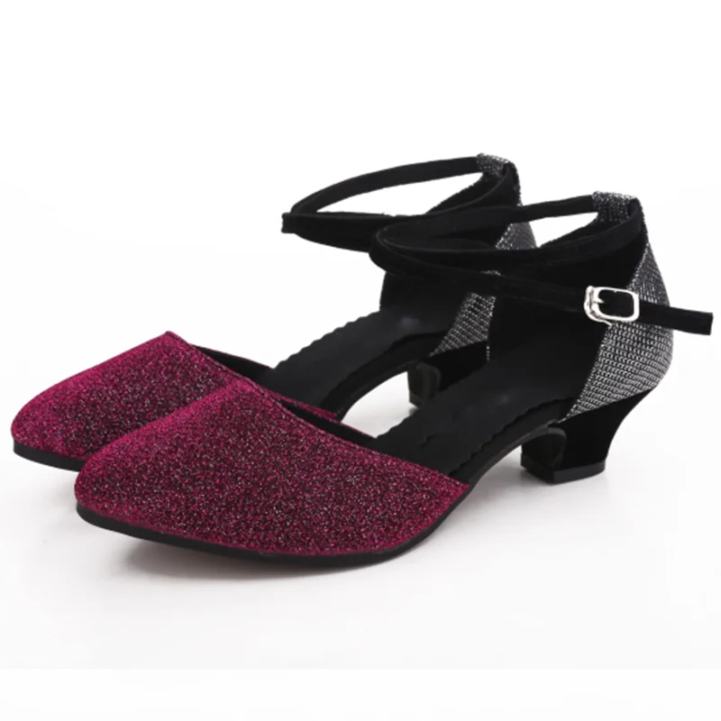 Обувь женская обувь для танцев латинских Женская танцевальная каблук около 3 5