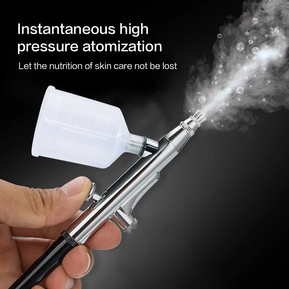 

Airbrush Face Portable Washing Machine Nano Airbrush Oxygen Skin Rejuvenation Air Brush Compressor Nail Tips Oxygen Injection