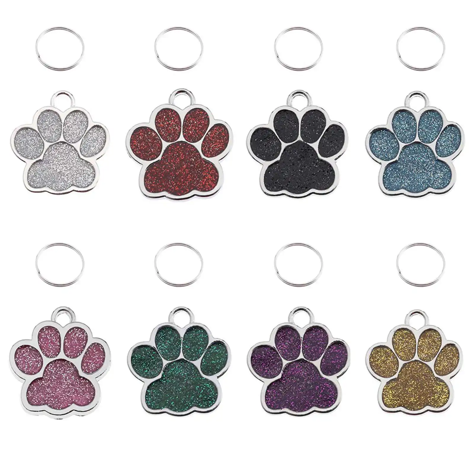 

Anti-lost Custom Dog ID Tag Engraved Pet Dog Collar Accessories Personalized Cat Puppy ID Tag Stainless Steel Bone/Paw Name Tags