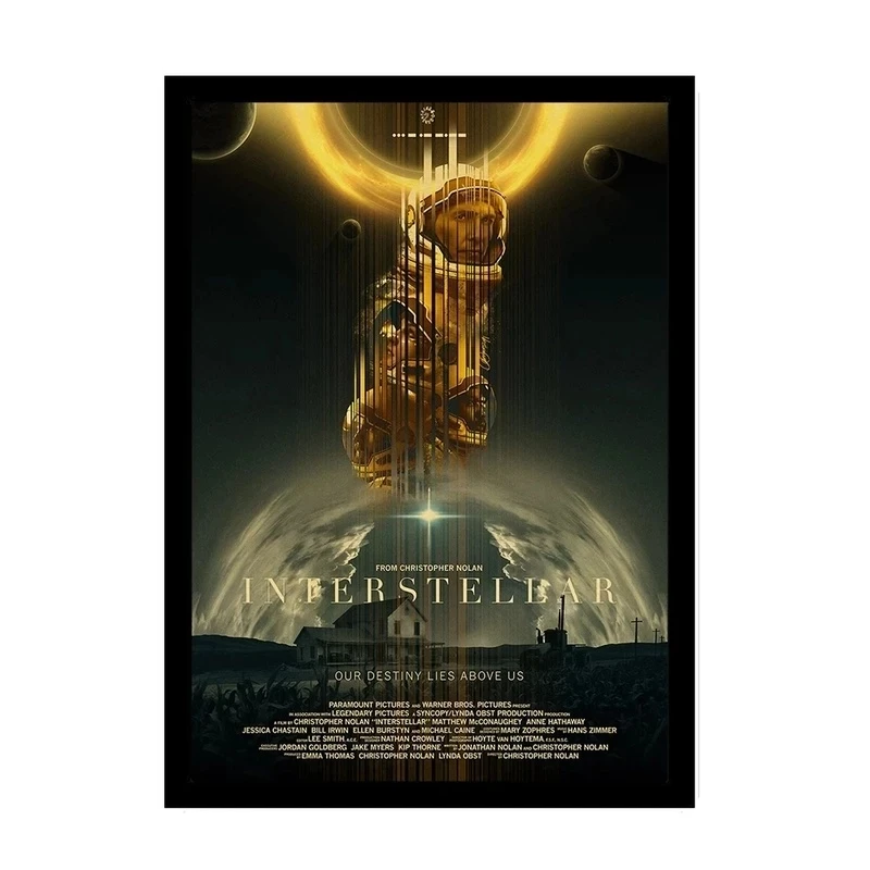 Постер классического фильма Интерстеллар ретро постеры и принты Nolan McConaughey