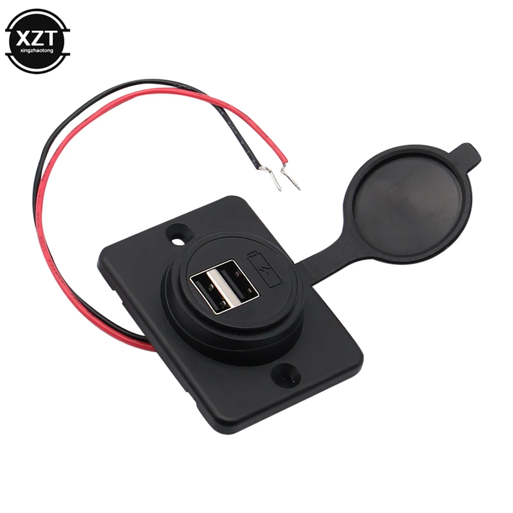 2 port usb car phone charger adapter dual usb charging power outlet 4 2a for 12v 24v auto motorcycle adapters socket charger free global shipping