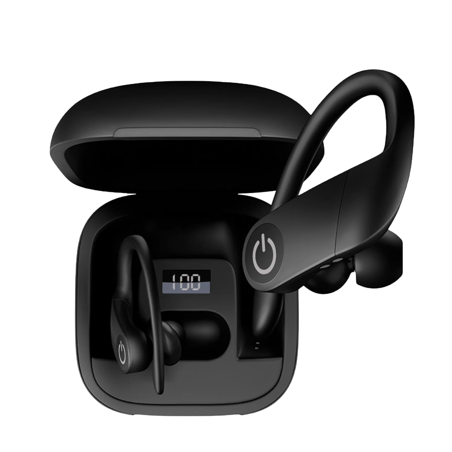 

Беспроводные наушники TWS с зарядным устройством, Bluetooth-наушники с шумоподавлением, спортивная водонепроницаемая гарнитура, стереонаушники ...