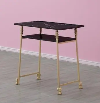 

Instagram gold black marble manicure table and chair set for single and double manicure table and chair set for nail salon