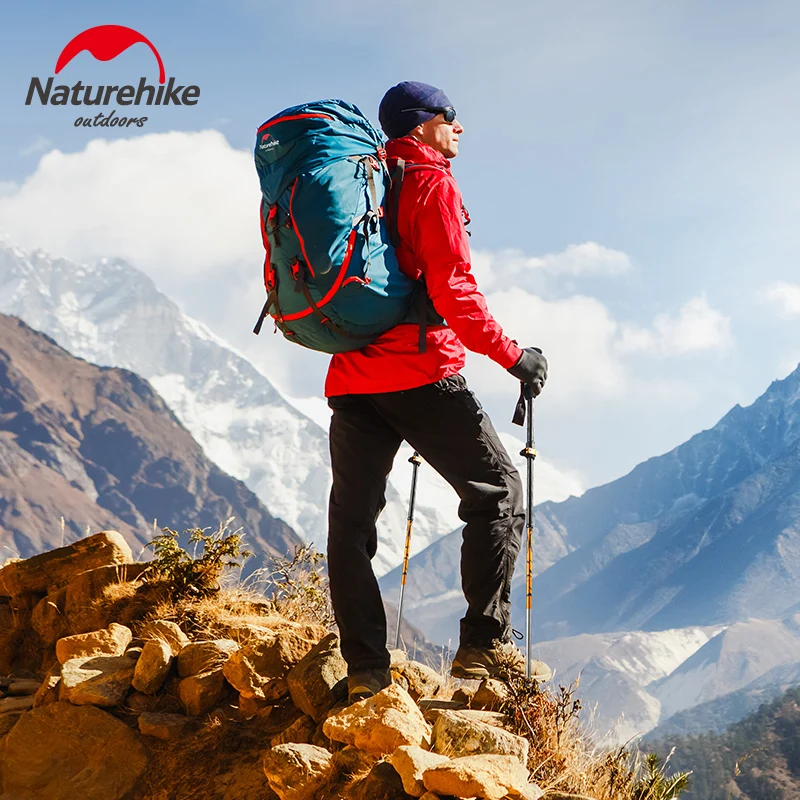 Палка для ходьбы Naturehike 5-секционная сверхлегкая из углеродного волокна