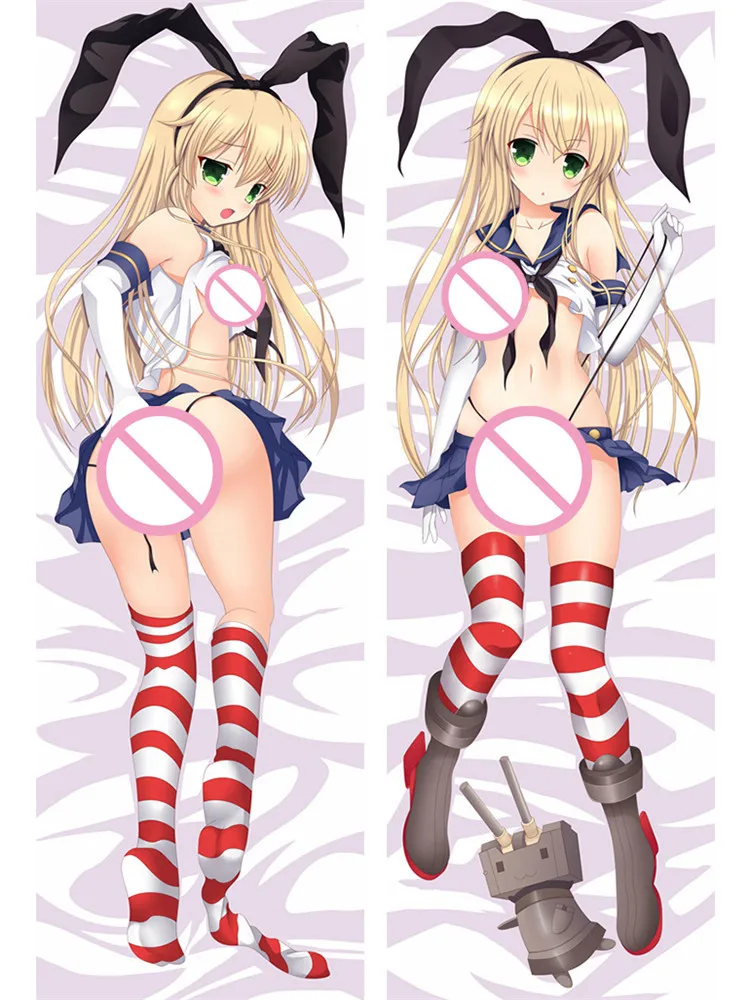 Аниме Dakimakura Kantai Коллекция kanклей Shimakaze обнимающая Подушка наволочка декоративная