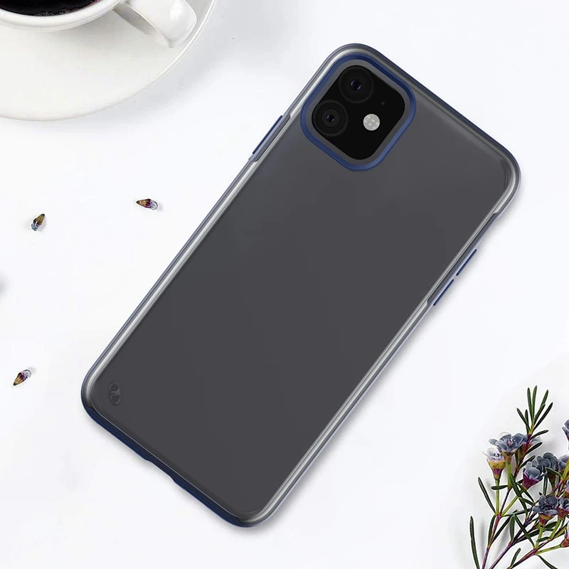 OPQ-для Iphone 11 Pro Max мягкий термопластический полиуретан + Поликарбонат прозрачный