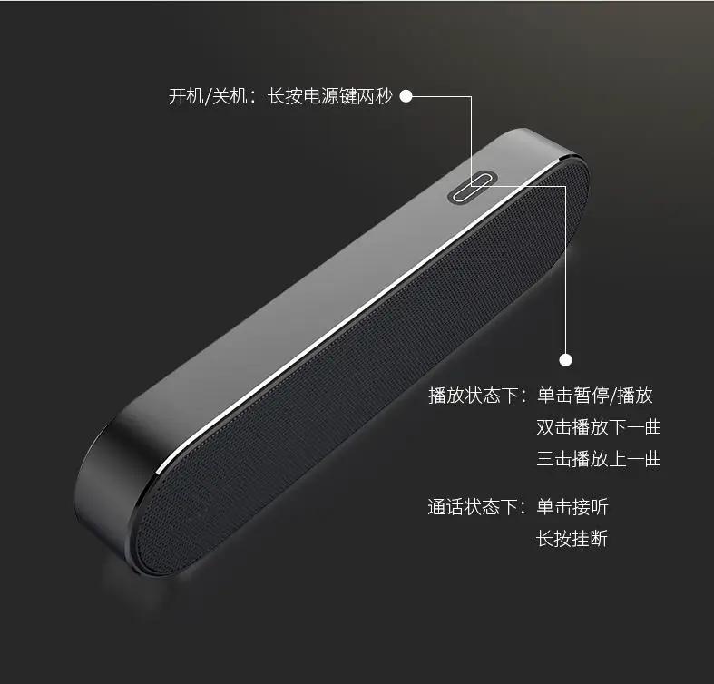 

Version Wireless Best Bluetooth Speaker Waterproof Portable Outdoor Mini Column Box Loud Subwoofer Speaker Design For Phone