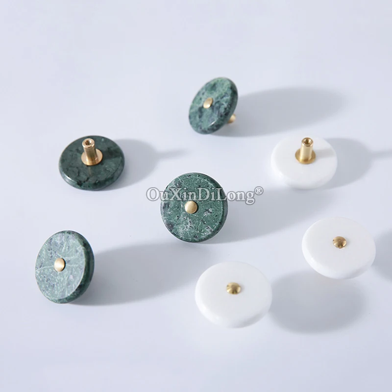 

Stunning 10PCS European Brass+Marble Cabinet Door Handles & Knobs Cupboard Wardrobe Drawer Kitchen TV Wine Cabinet Pulls Knobs