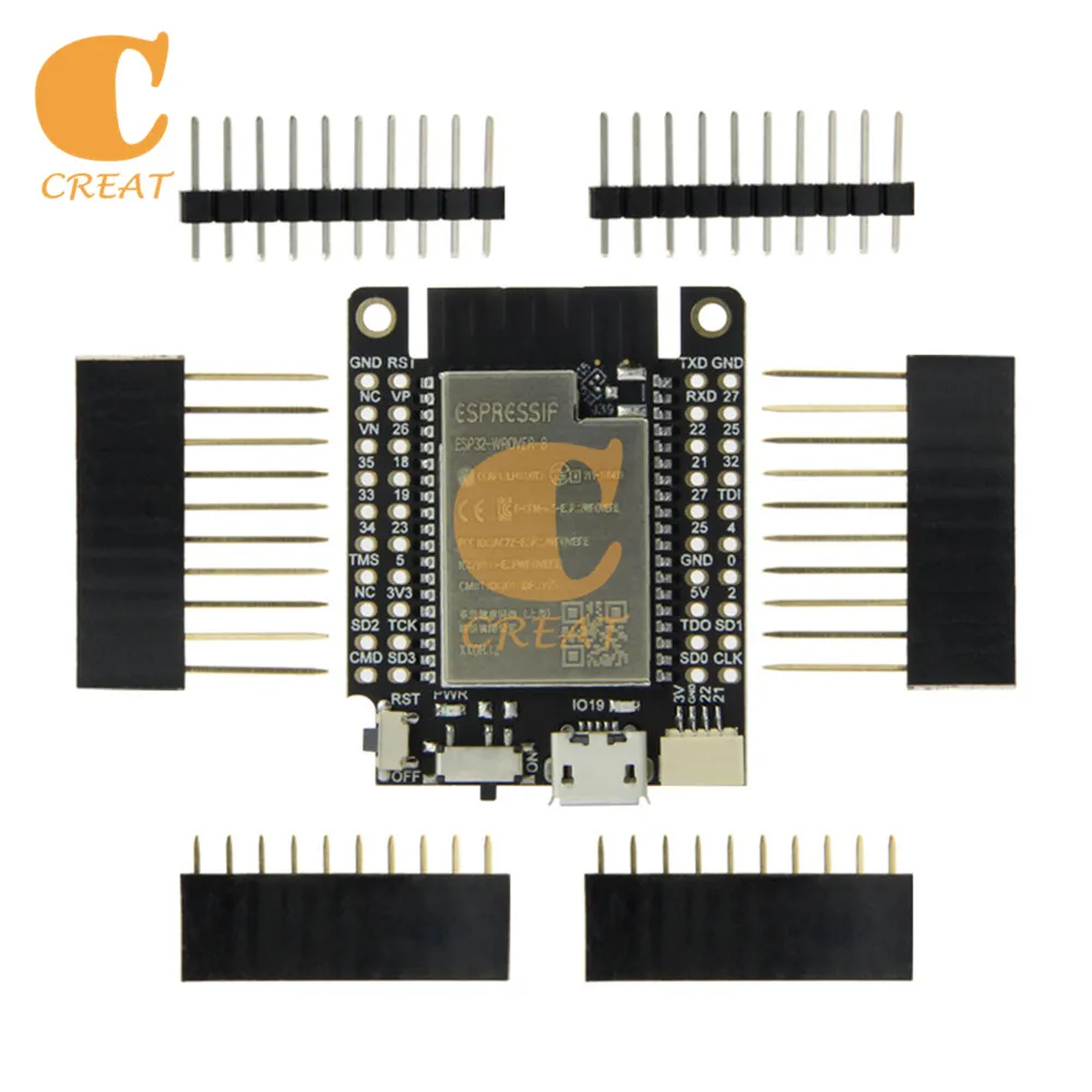 ESP32 WROVER B PSRAM Wi Fi модуль Bluetooth макетной платы Mini32 Плата расширения UART SPI I2C Интерфейс