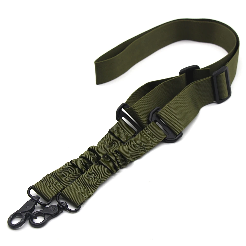 

Tactical 2 Point Gun Sling Airsoft Rifle Sling Shotgun Carring Bungee Adjustable Rifle Shoulder Strap Shooting Hunting Accessory