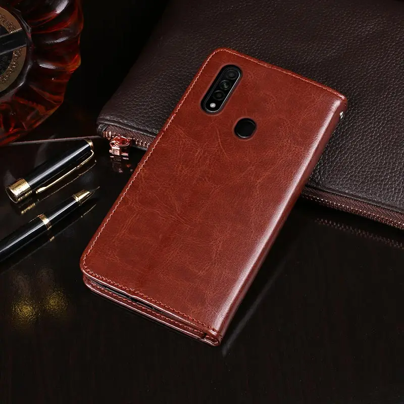 

Для OPPO A8 Чехол кошелек Флип деловой кожаный чехол для OPPO A8 чехол с отделением для карт аксессуары