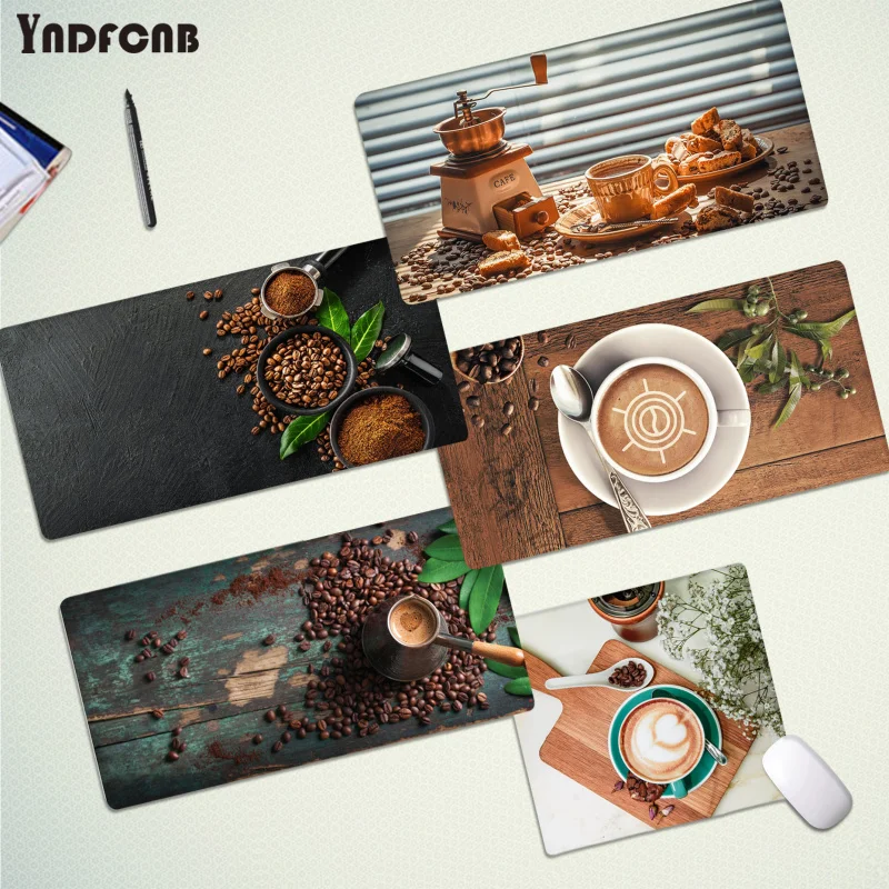

YNDFCNB Russian New Coffee Picture New Design Rubber PC Computer Gaming mousepad Size for Cs Go Game Player PC Computer Laptop
