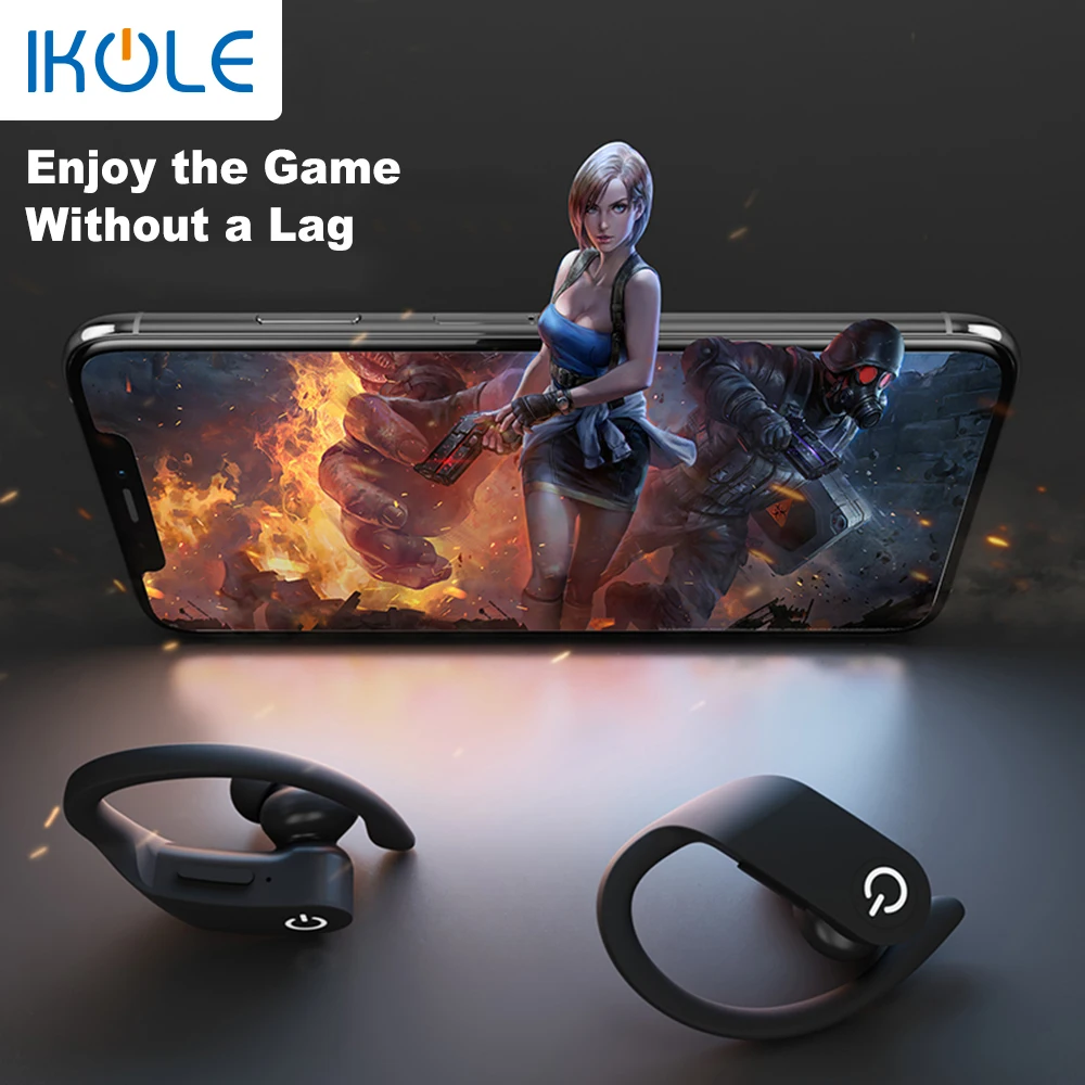 Беспроводные наушники IKOLE Bluetooth 5 0 TWS с микрофоном стереонаушники Hi Fi