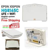 520pcs lot free ship used hg8145c 8245c epon gpon xpon onu 4fewifi terminal modem router replace hg8346m ftth ont house model