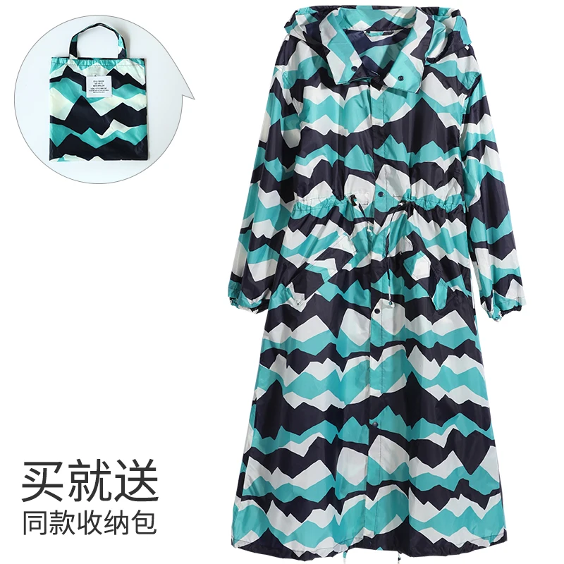 Длинный плащ Для женщин мужчин Водонепроницаемый ветронепроницаемые куртки с