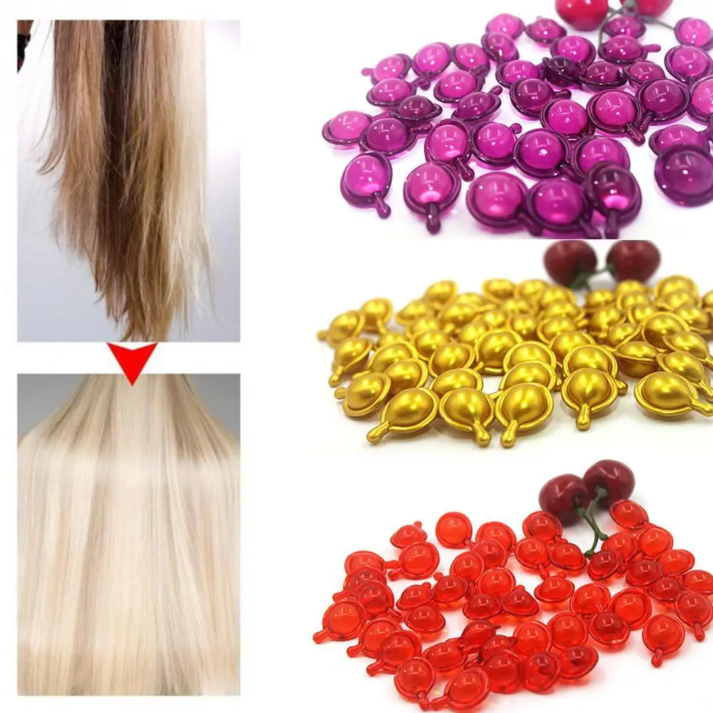 

Hair Vitamin Capsules Pro Keratin Complex Oil Smooth Silky Hair Mask Repair Damaged Hair Serum Moroccan Oil Anti Hair Loss Agent