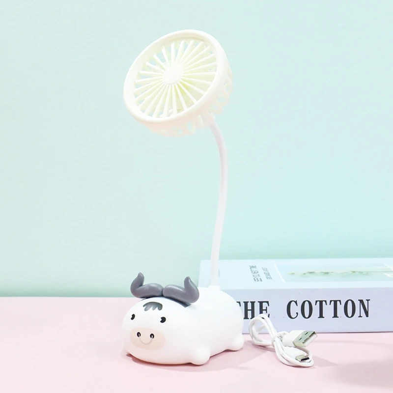 

H05F Mini USB Desk Ultra-quiet Fan Mute Fan Mini Desktop Fan 360° Rotatable for Dorm Home Office Travel Indoor Outdoor