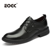 new business dress shoes genuine leather formal office oxford large size wedding men shoes handmade party shoes