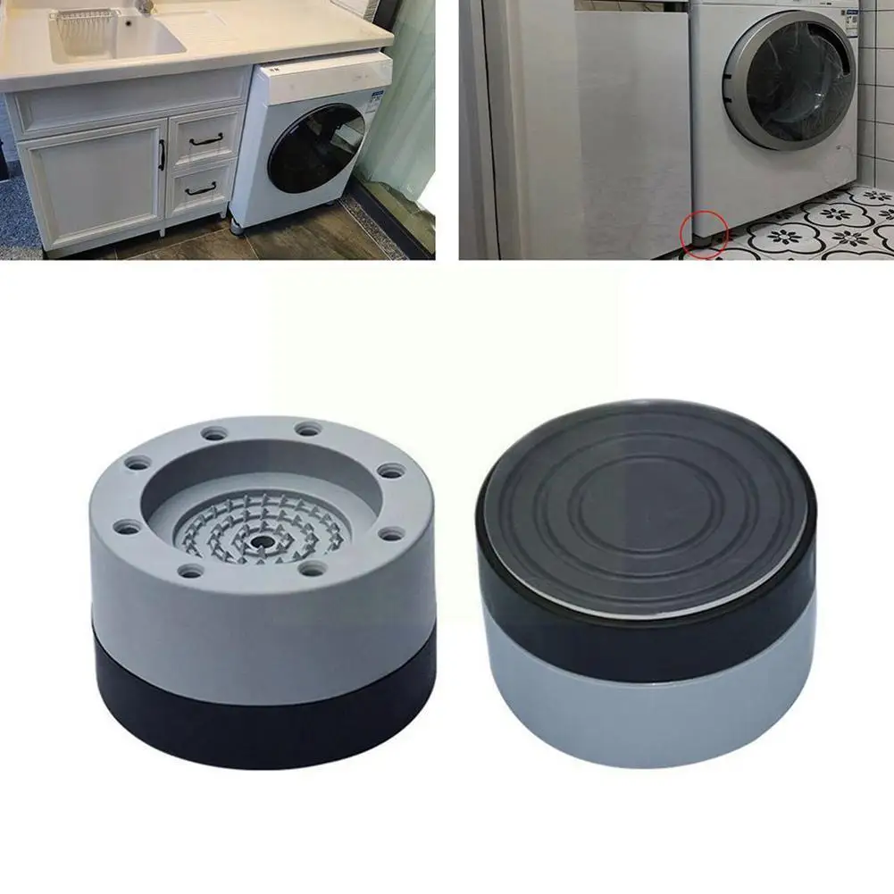 

1pcs Anti Vibration Feet Pads Washing Machine Rubber Pad Anti-vibration Fixed Mat Universal Dryer Non-slip Increase Pad Sup L9Y2