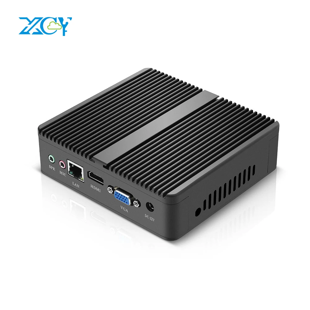 XCY X30 мини ПК Intel Celeron J1900 Windows Linux четырехъядерный микро настольный компьютер безвентиляторный VGA HDMI WiFi Gigabit LAN 5* USB HTPC