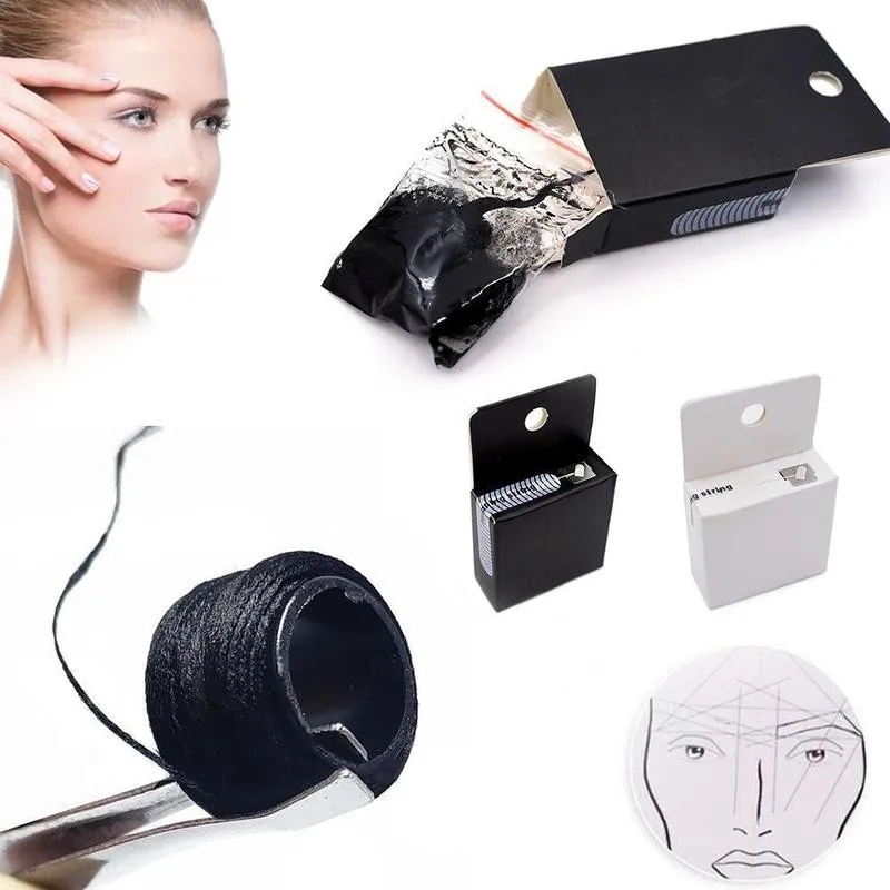 

Tattoo Thread Eyebrow Marker Thread Tattoo Brows Point Auxiliary Inked Drawing Line Pre String Pre-inked For Tattoo Mapping O9X3