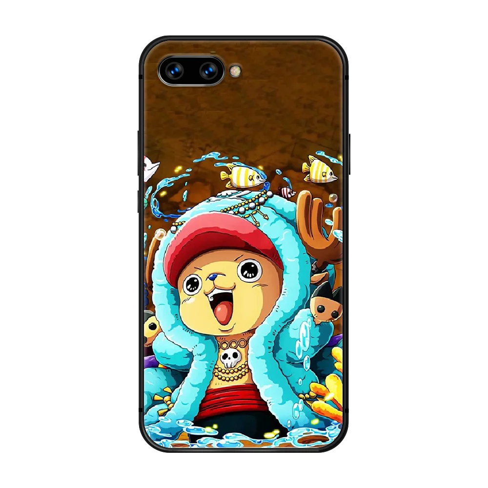 

ONE PIECE Tony Chopper Anime Phone Case Cover Hull For HUAWEI honor 8 8c 8a 8x 9 9a 9x V10 MATE 10 20 I lite pro black cover