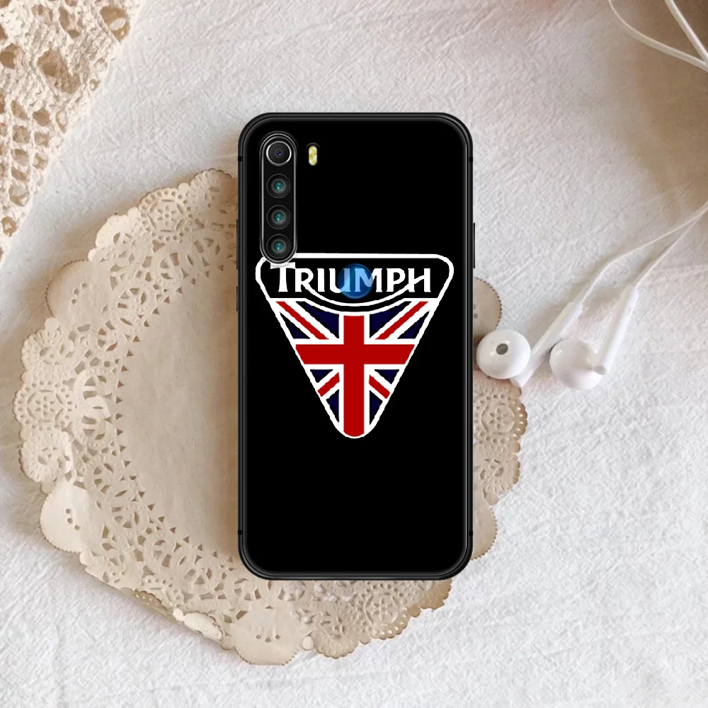 

Triumphs motorcycle Phone Case For XIAOMI Redmi Note 5 7 8 T 9 6A 7A 8A 9S K 20 30 Pro black Prime 3D Shell Silicone Etui
