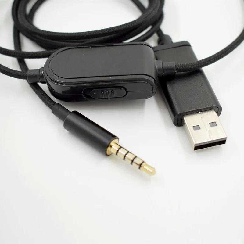 Игровая гарнитура для Logitech Astro A10 A40 USB аналоговая звуковая карта 7 1 аудиокабель