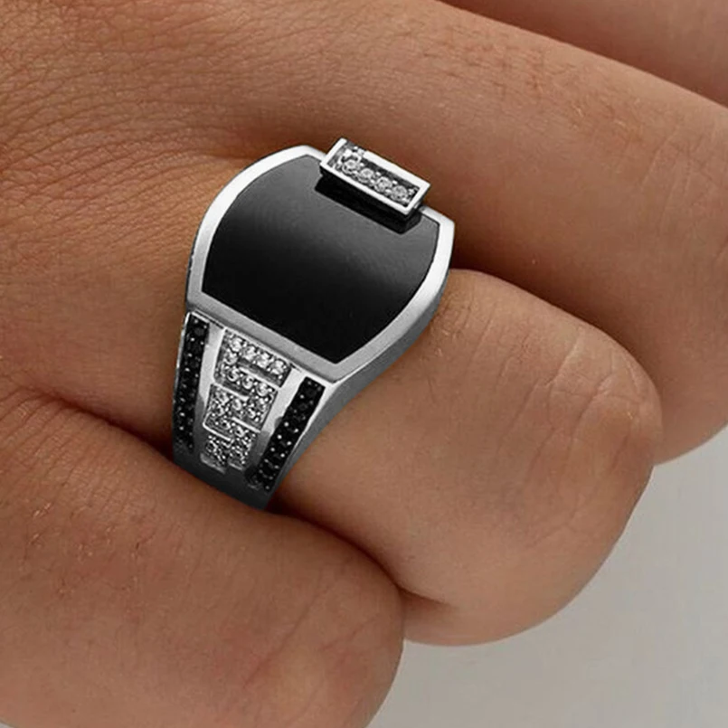 Кольцо мужское в стиле хип-хоп креативное Ювелирное Украшение золотого цвета с