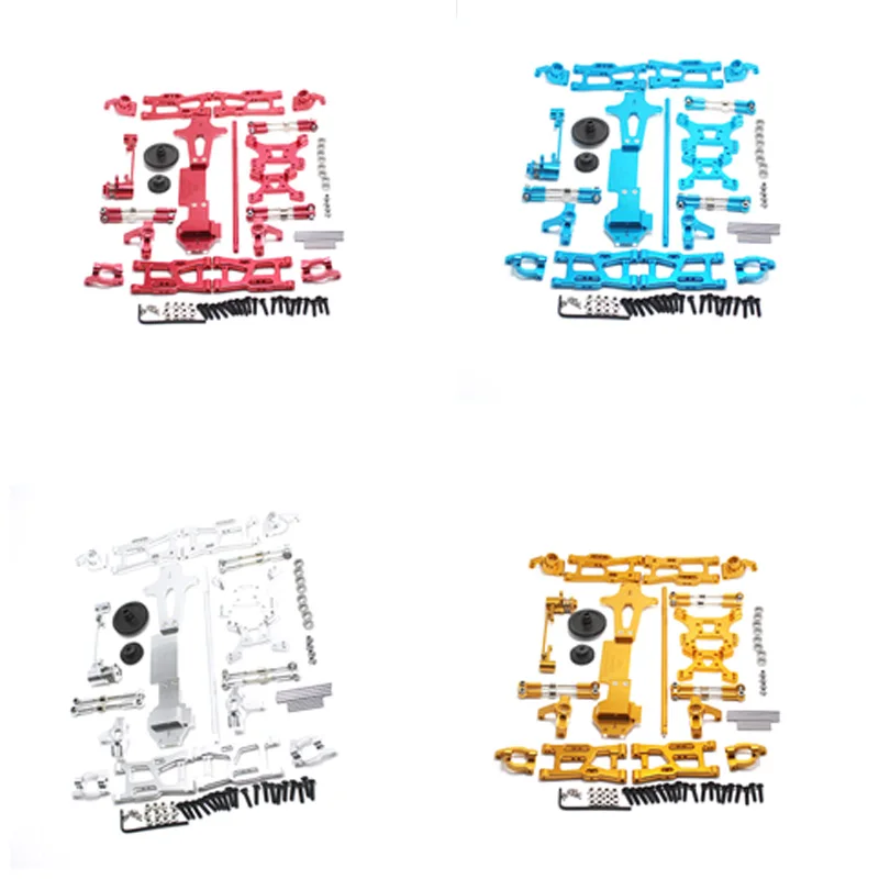 

Для WLtoys 1:14 144001 RC автомобиль полностью обновленные запасные части металлическое C сиденье Кубок руля поворотный рычаг центральный приводной...