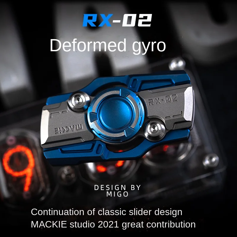 

McGee rx02 greedy generation 2 slider fingertip gyro adult decompression toy EDC high speed rotation