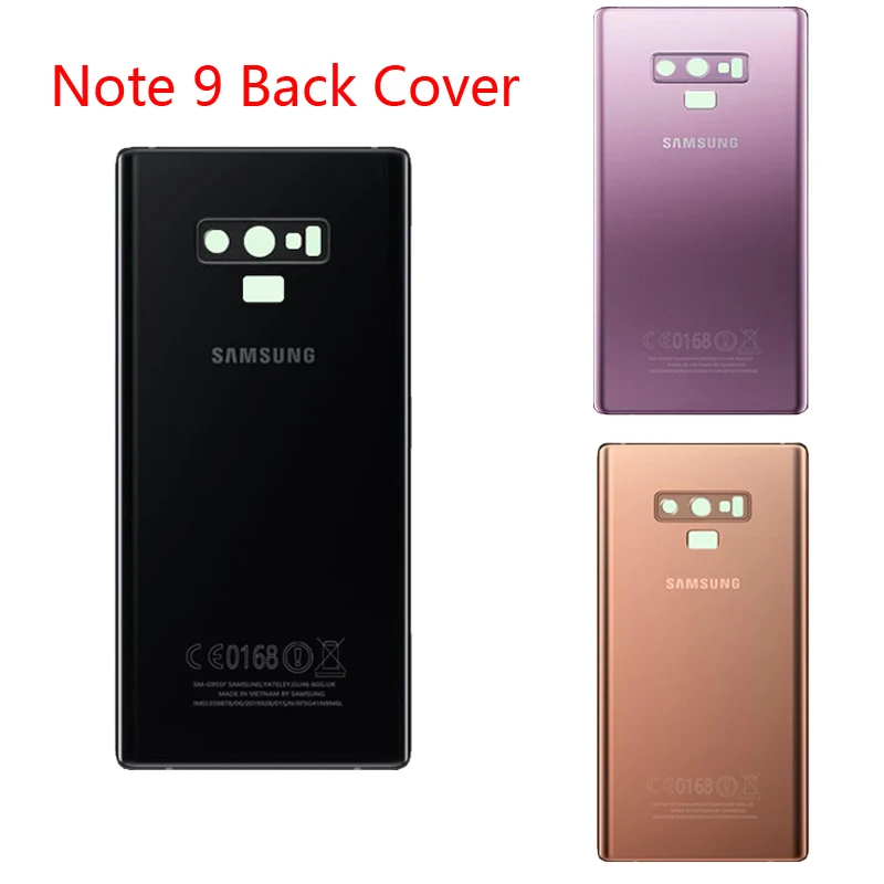 Оригинальная задняя крышка для Samsung Galaxy Note 9 N960 SM N960F Крышка батарейного отсека