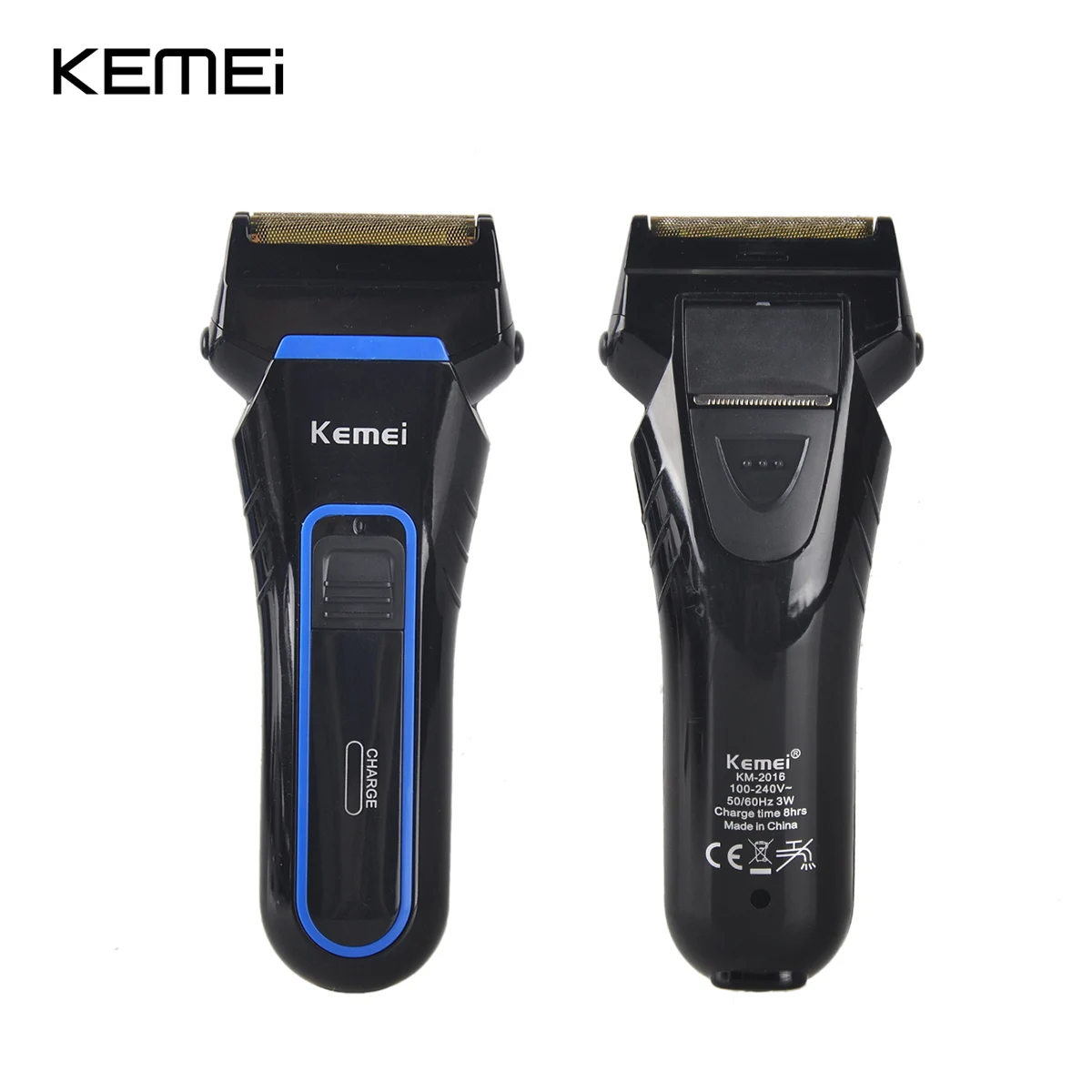 Бритва Kemei KM-2016 Мужская аккумуляторная триммер для сухой и влажной уборки |