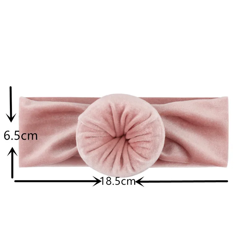 Toddler Baby Velvet Solid Knot Ball Headdress Accessories Headwrap Headband Heandwear | Мать и ребенок