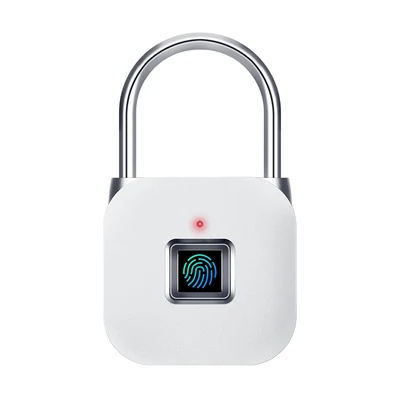 White 39 Xiaomi умный электронный замок с отпечатком пальца USB Перезаряжаемый дверной замок без ключа цинковый сплав металлический багажный отсек замок - Цвет: White 39