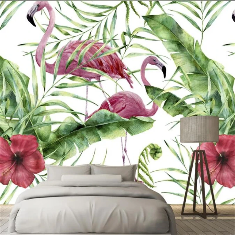 Большие фрески wellyu на заказ модное украшение для дома ручная роспись тропические