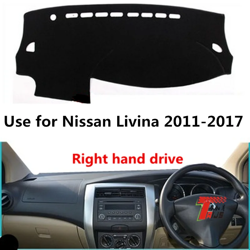 Чехол Taijs для приборной панели автомобиля с правым рулем Nissan Livina 2007 2017 креативный