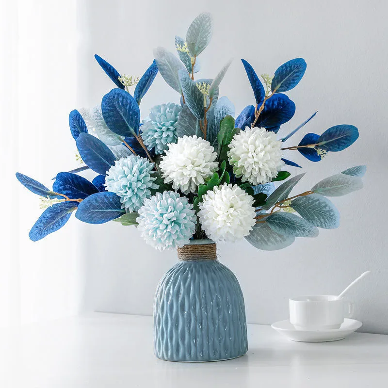 

Simulation Nordic Flower Bouquet Dining Table Artificial Flower Mori Style Living Room Home Party Decoration Fake Flower