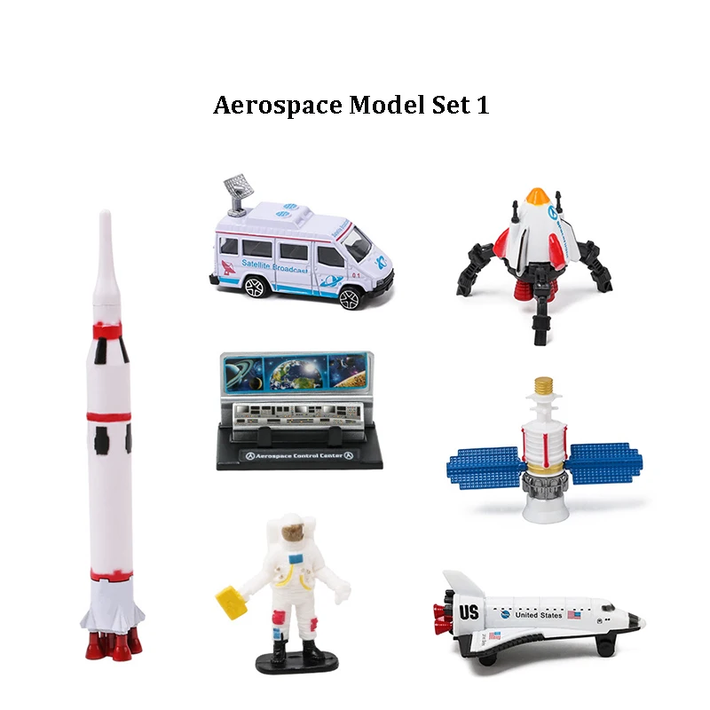 1:64 космическая модель игрушечный набор самолет ракета детский автомобиль
