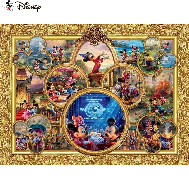 

Алмазная 5D Вышивка «сделай сам» Disney, полноформатная картина «мультяшный Микки Маус», квадратная/круглая Стразы, декоративное искусство, ...