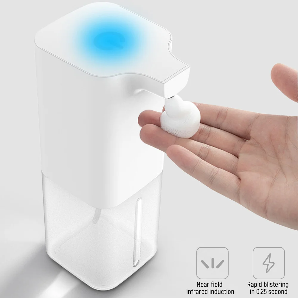 

Automatic Induction Foam Soap Dispenser USB Charging 0.25s Intelligent Sensor Liquid Soap Dispenser with Effervescent tablet