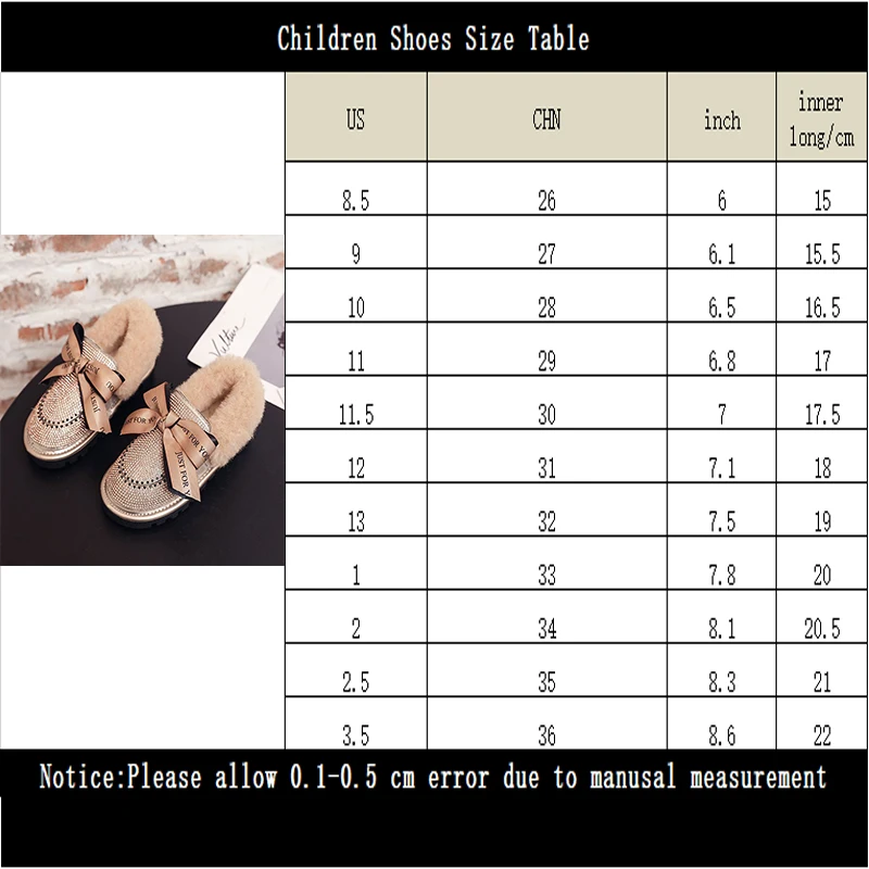 

2020 winter retro princess shoes with lace-up set feet black girls warm snow solid color fur shoes
